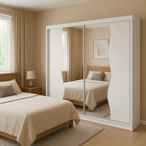 Klizni plakar Bega S 180 bela