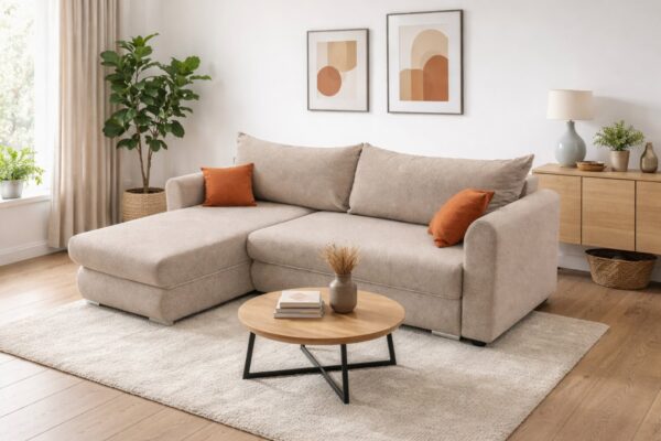 Ugaona garnitura NERA BEŽ