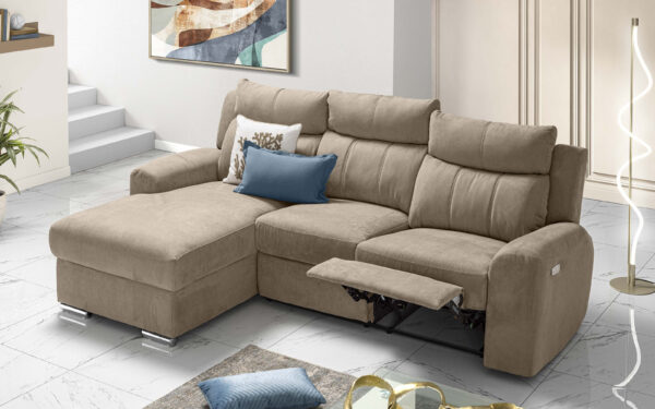 Ugaona garnitura POSITANO electric recliner